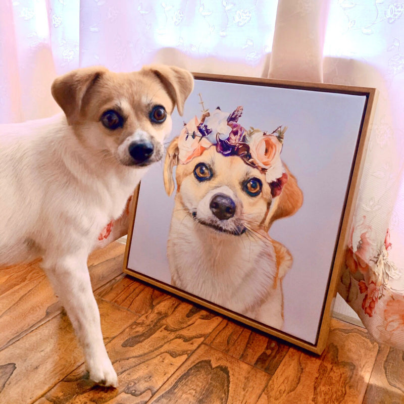 Quadro Personalizado do Seu Pet – Arte Exclusiva e Cheia de amor