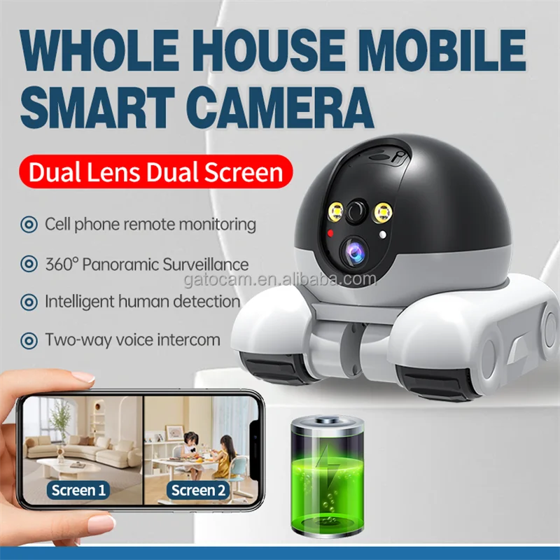 MiloPet – Robô Inteligente Companheiro 4G com Câmera e Monitoramento de Segurança para Cães