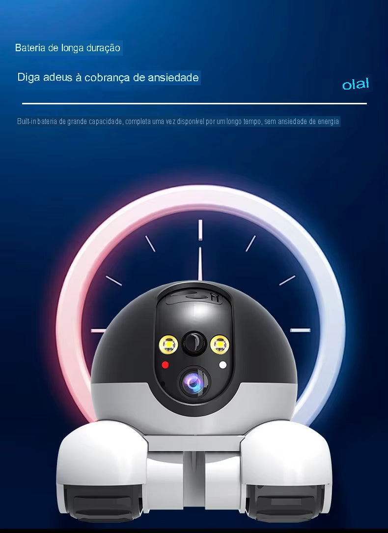 MiloPet – Robô Inteligente Companheiro 4G com Câmera e Monitoramento de Segurança para Cães
